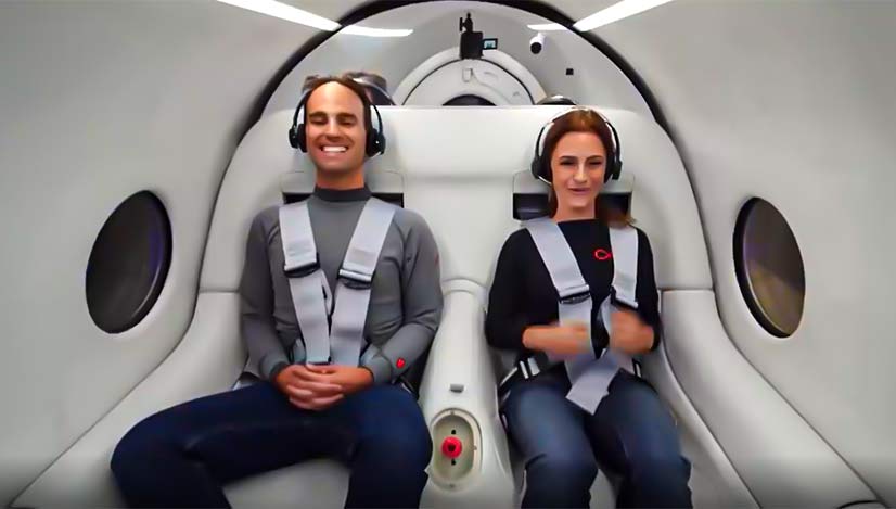 Hyperloop ilk insanlı testi