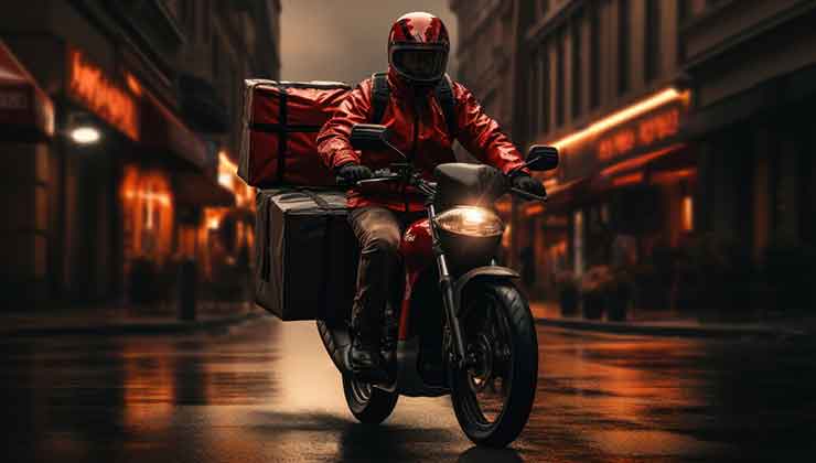 Moto Kurye Hizmeti, Şehir İçi Trafikte Hız Kesmiyor!